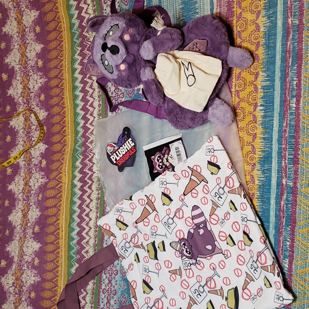 Plushie Dreadful Klepto Raccoon